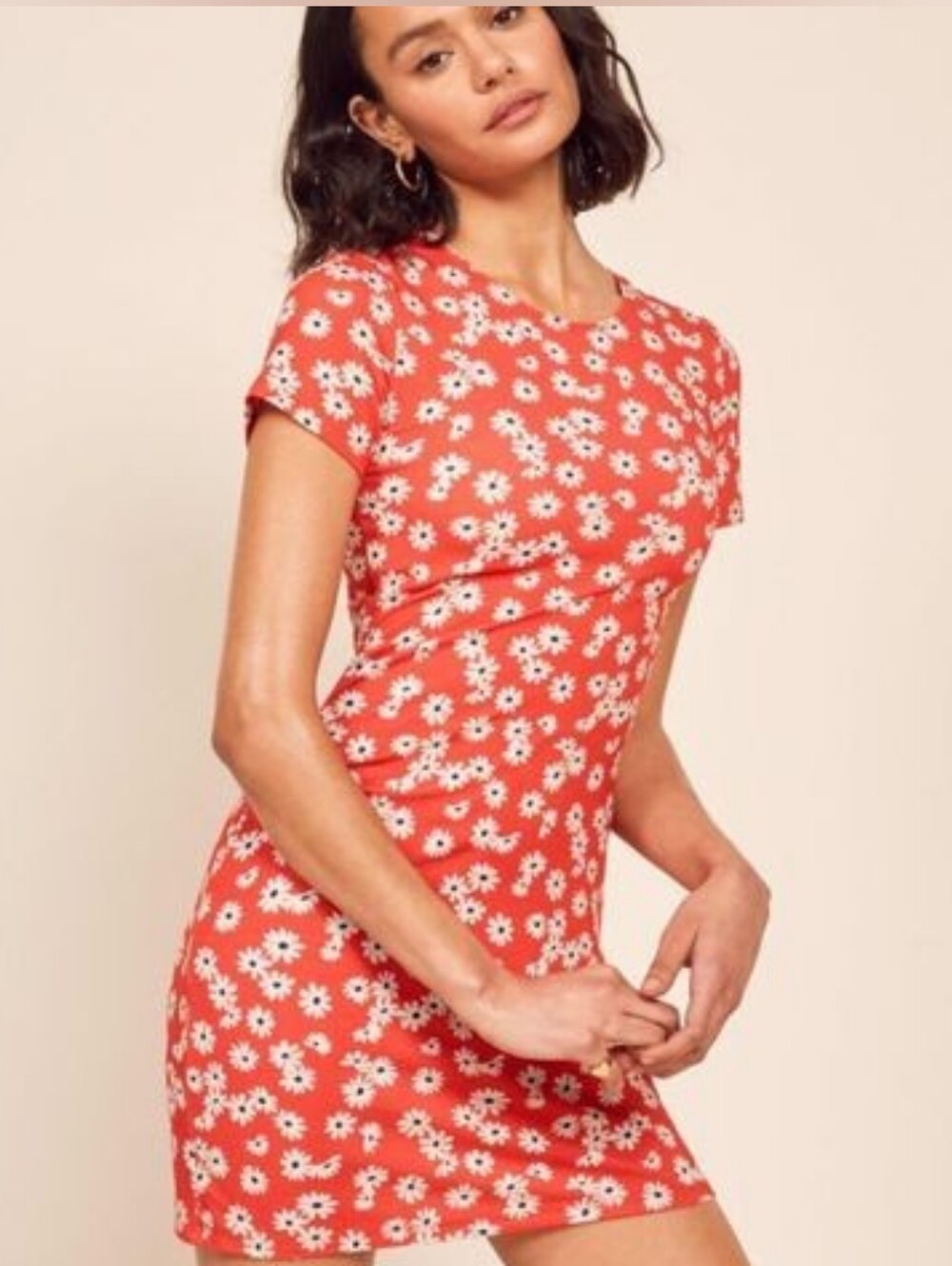 PRICE FIRM 🍓 Reformation Daisy Red Midi Dress